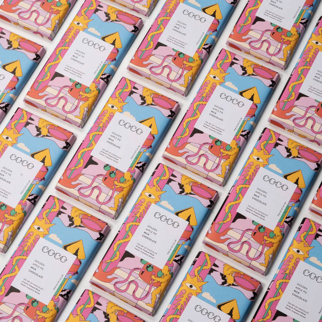 Golden Apple Pie Milk Chocolate Bar