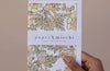Hand Block Printed Greeting Card - GC Wild Rose Buttercream
