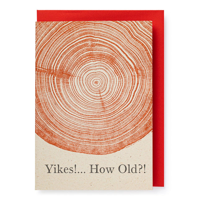 How Old? | Letterpress Cards | Large Cards