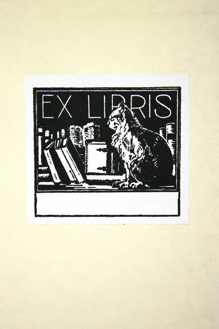 Shelf Cat Bookplates x20