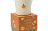 Bistro 8oz/226g Pumpkin Embossed Ceramic Candle - Pumpkin Spice