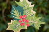 Holly and Ivy Sewn Garland