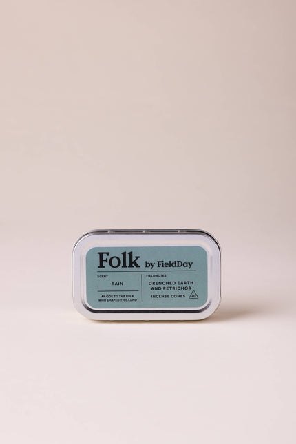 Rain Folk Tin of Incense Cones