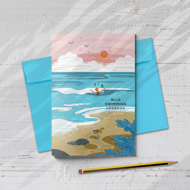 Wild Swimming Logbook - Sea swimming Notebook