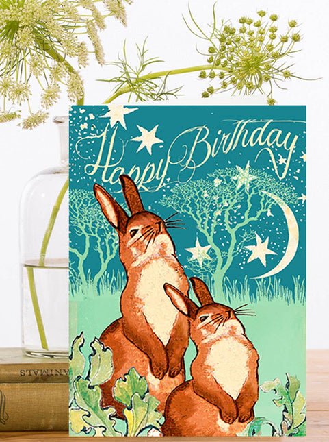 Bunny Birthday Card