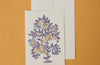 Hand Block Printed Greeting Card - GC Anaar Lavender