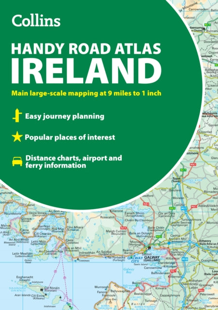Collins Handy Road Atlas Ireland: Handy Map of Ireland Using Clear and Detailed Mapping
