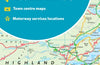 2026 Collins Road Map of Scotland: Folded Road Map