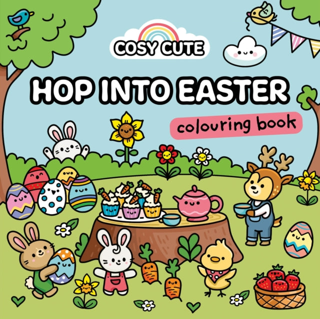 Cosy Cute Hop into Easter: Colouring Book