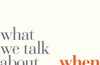 What We Talk About When We Talk About Love by Raymond Carver