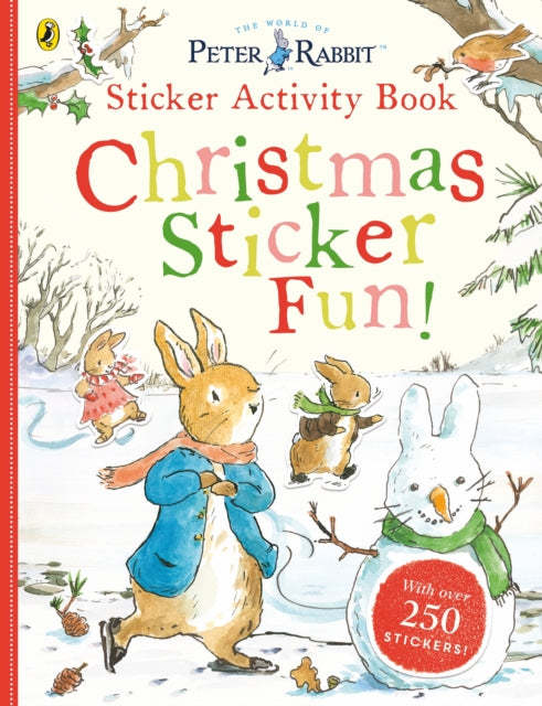 Peter Rabbit Christmas Fun Sticker Activity Book by Beatrix Potter