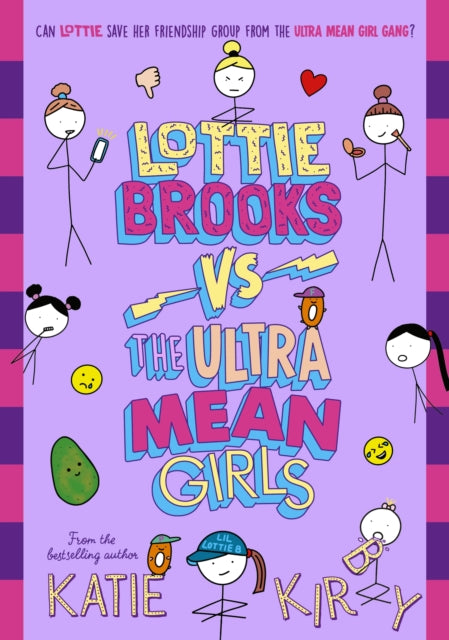 Lottie Brooks vs The Ultra Mean Girls by Katie Kirby (SIGNED & IRON ON PATCH, PRE-ORDER)