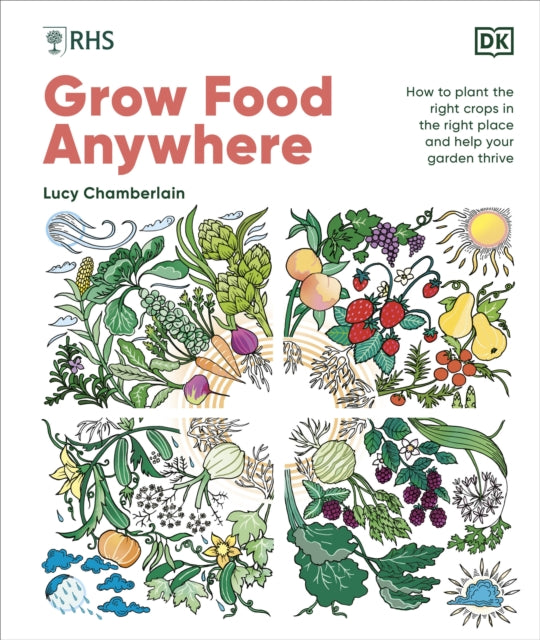 RHS Grow Food Anywhere: How to Plant the Right Crops in the Right Place and Help Your Garden Thrive by Lucy Chamberlain
