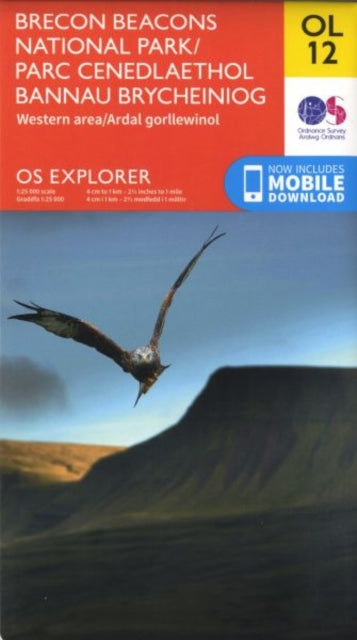 Brecon Beacons National Park / Parc Cenedlaethol Bannau Brycheiniog - Western Area / Ardal Gorllewinol : OL 12 by Ordnance Survey