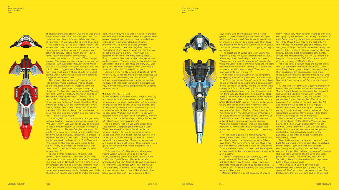 WipEout Futurism: The Graphic Archives by Duncan Harris