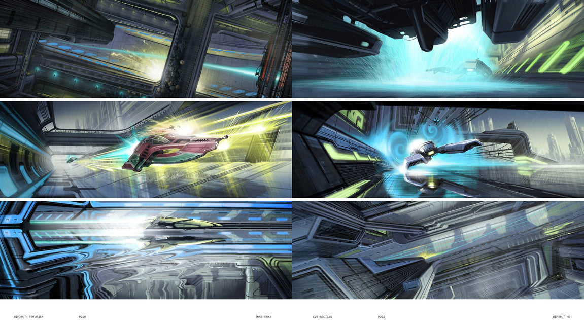 WipEout Futurism: The Graphic Archives by Duncan Harris