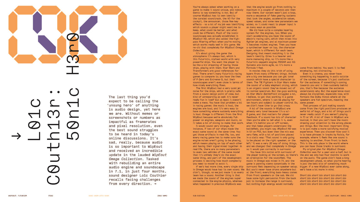 WipEout Futurism: The Graphic Archives by Duncan Harris