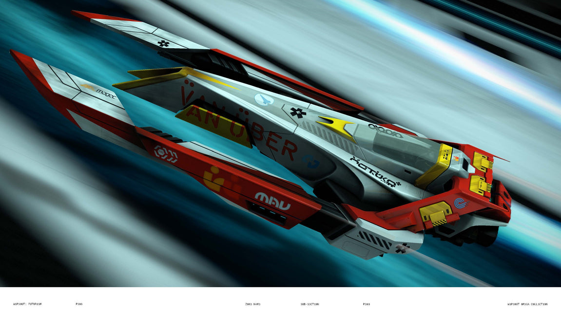 WipEout Futurism: The Graphic Archives by Duncan Harris