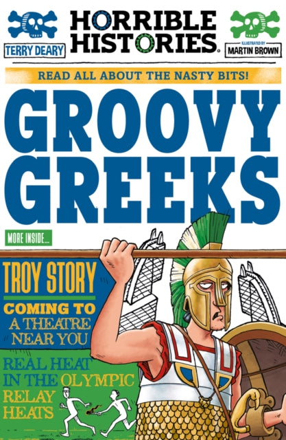 Groovy Greeks (newspaper edition) by Terry Deary