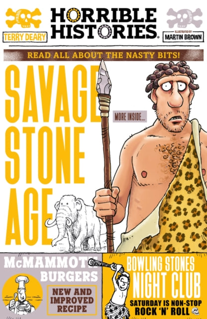Savage Stone Age (newspaper edition) by Terry Deary