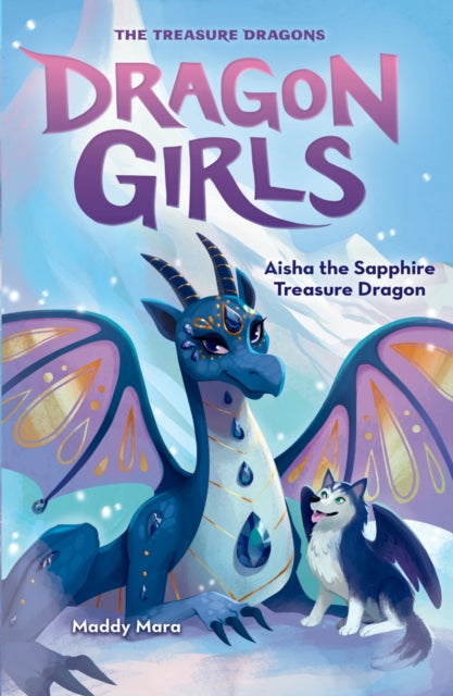 Aisha the Sapphire Treasure Dragon by Maddy Mara