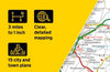 AA Road Map The West Country & South Wales: 1