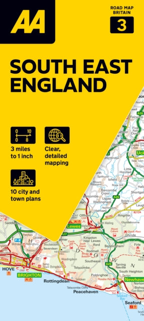 AA Road Map South East England: 3