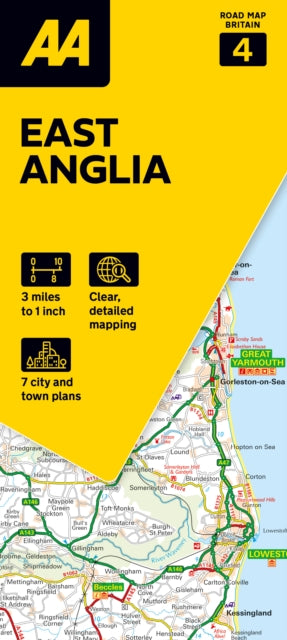 AA Road Map East Anglia: 4