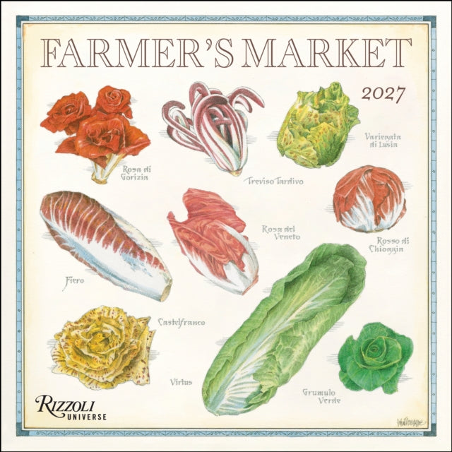 Farmer's Market 2027 Wall Calendar by John Burgoyne