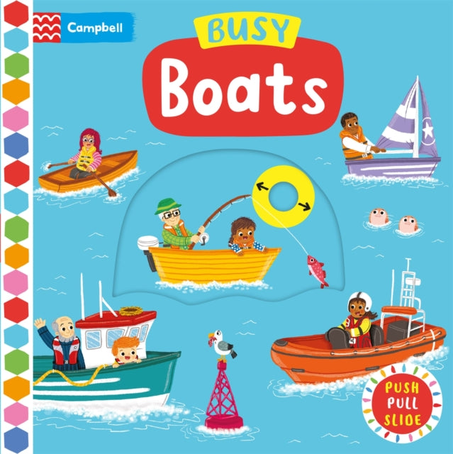 Busy Boats: A Push, Pull, Slide Book