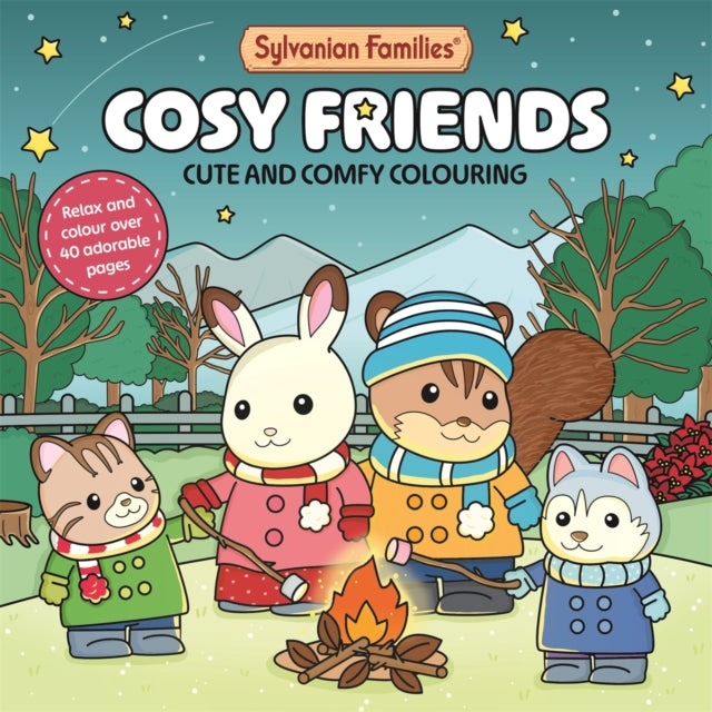 Sylvanian Families Cosy Friends Colouring Book