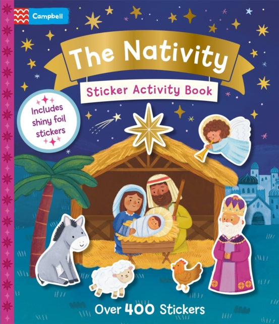 The Nativity Sticker Activity Book: With over 400 stickers