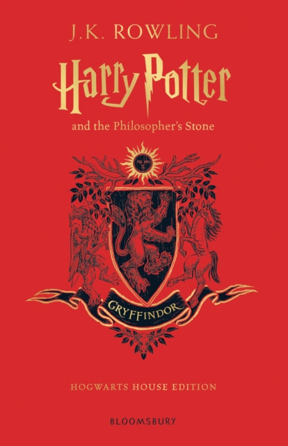 Harry Potter and the Philosopher's Stone – Gryffindor Hogwarts House Edition by J.K. Rowling