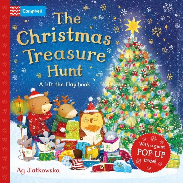 The Christmas Treasure Hunt: A lift-the-flap book with a giant pop-up tree!