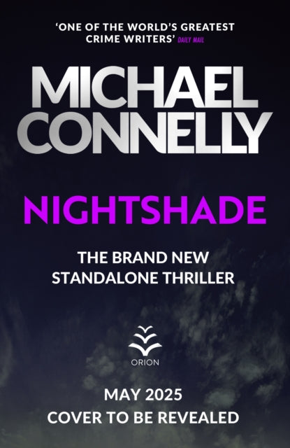 Nightshade by Michael Connelly (SIGNED, PRE-ORDER)