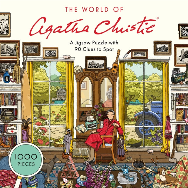 The World of Agatha Christie: 1000-piece Jigsaw: with 90 clues to spot