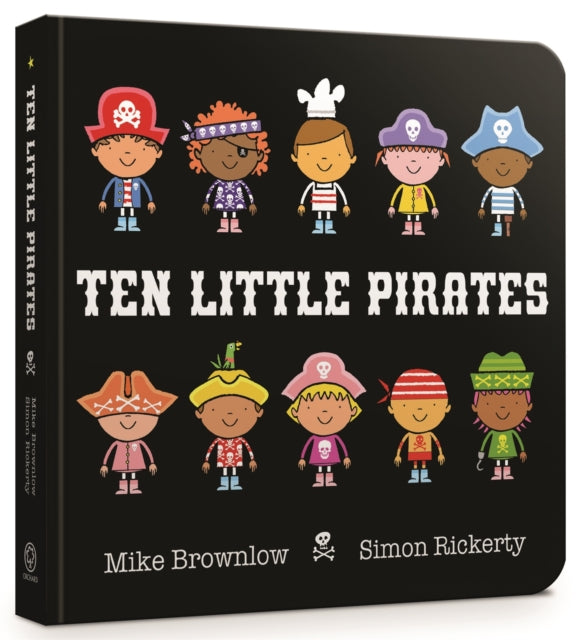 Ten Little Pirates Board Book by Mike Brownlow