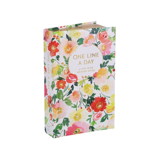 Floral One Line a Day: A Five-Year Memory Book