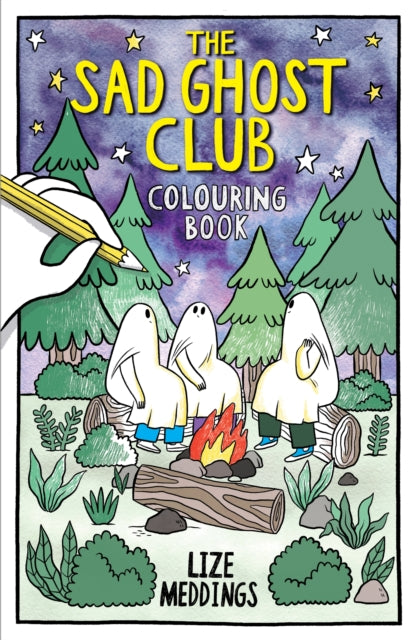 The Sad Ghost Club Colouring Book by Lize Meddings
