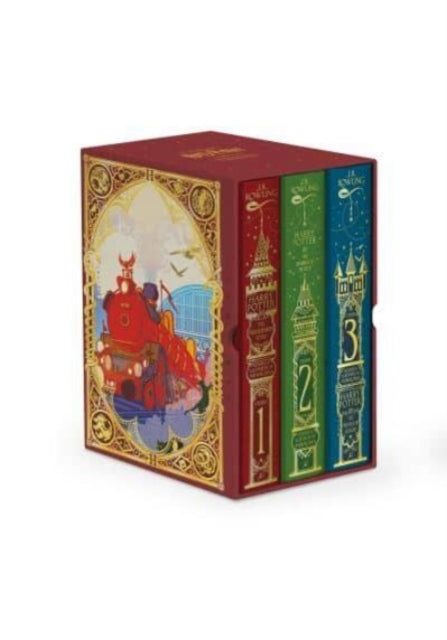 Harry Potter 1-3 Box Set: MinaLima Edition by J.K. Rowling