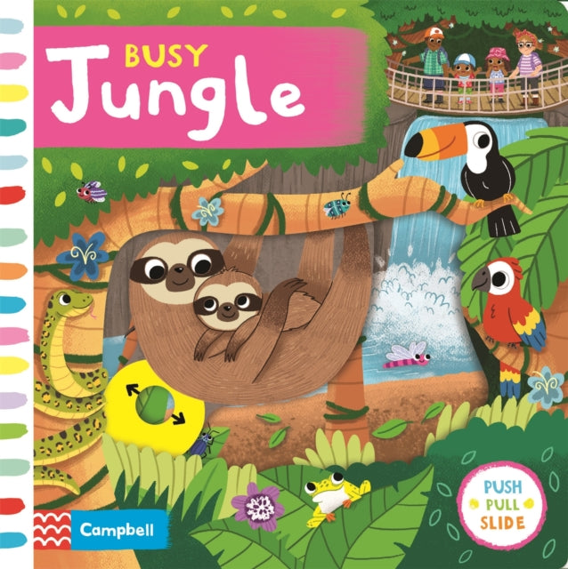 Busy Jungle: A Push, Pull, Slide Book