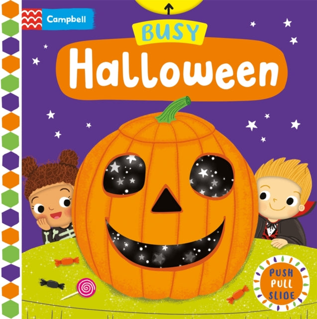 Busy Halloween: A Push, Pull, Slide Book
