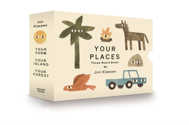 Your Places Box Set: A trio of board books  by Jon Klassen (PRE-ORDER)