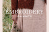Embroidery on Knits: 18 Nature-Inspired Templates for Stitching on Wool by Judit Gummlich (PRE-ORDER)