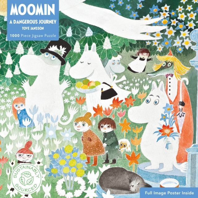 Adult Sustainable Jigsaw Puzzle Moomin: A Dangerous Journey: 1000-pieces