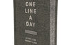 Charcoal Canvas One Line a Day : A Five-Year Memory Book (PRE-ORDER)
