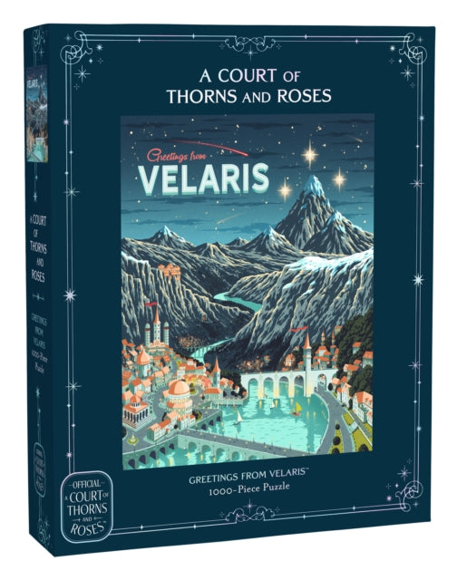 A Court of Thorns and Roses Official Greetings from Velaris 1000-Piece Puzzle: From the ACOTAR Collection by Sarah J. Maas