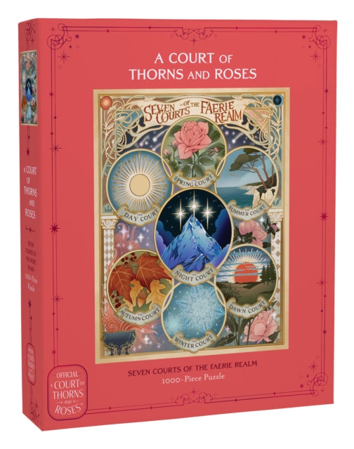 A Court of Thorns and Roses Official Seven Courts of the Faerie Realm 1000-Piece Puzzle: From the ACOTAR Collection by Sarah J. Maas