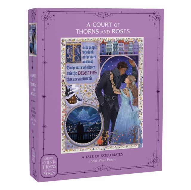 A Court of Thorns and Roses Official A Tale of Fated Mates Rhysand and Feyre 1000-Piece Puzzle: From the ACOTAR Collection by Sarah J. Maas