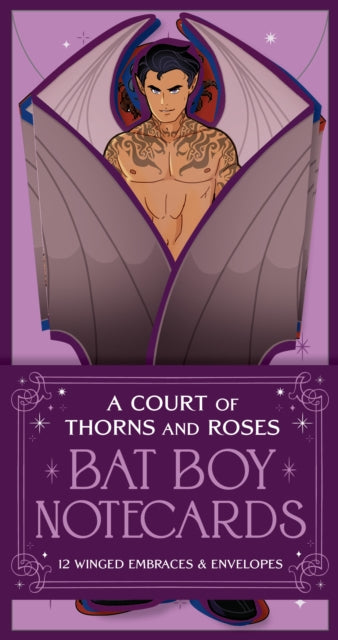 A Court of Thorns and Roses Official Bat Boy Notecards: 12 Winged Embraces & Envelopes--from the ACOTAR Collection by Sarah J. Maas